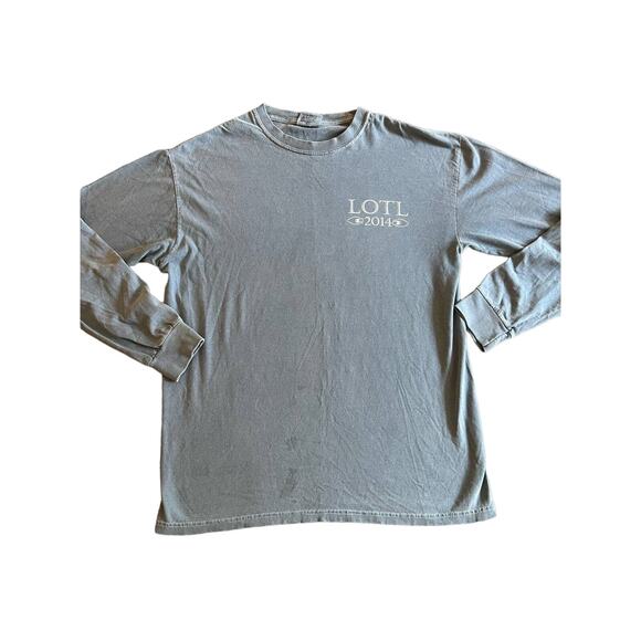 2014 Lighting of the Lawn Gray UVA Comfort Colors Long Sleeve Shirt Size Medium - Picture 1 of 7